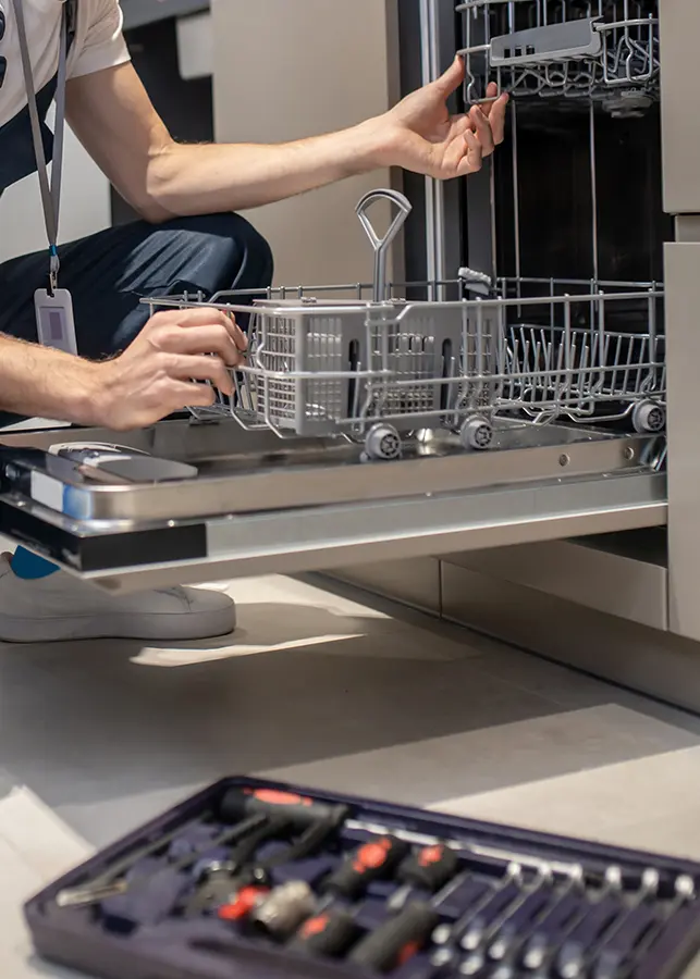 Factory-trained dishwasher repair technician providing same-day appliance repair in Myrtle Beach and the Grand Strand.