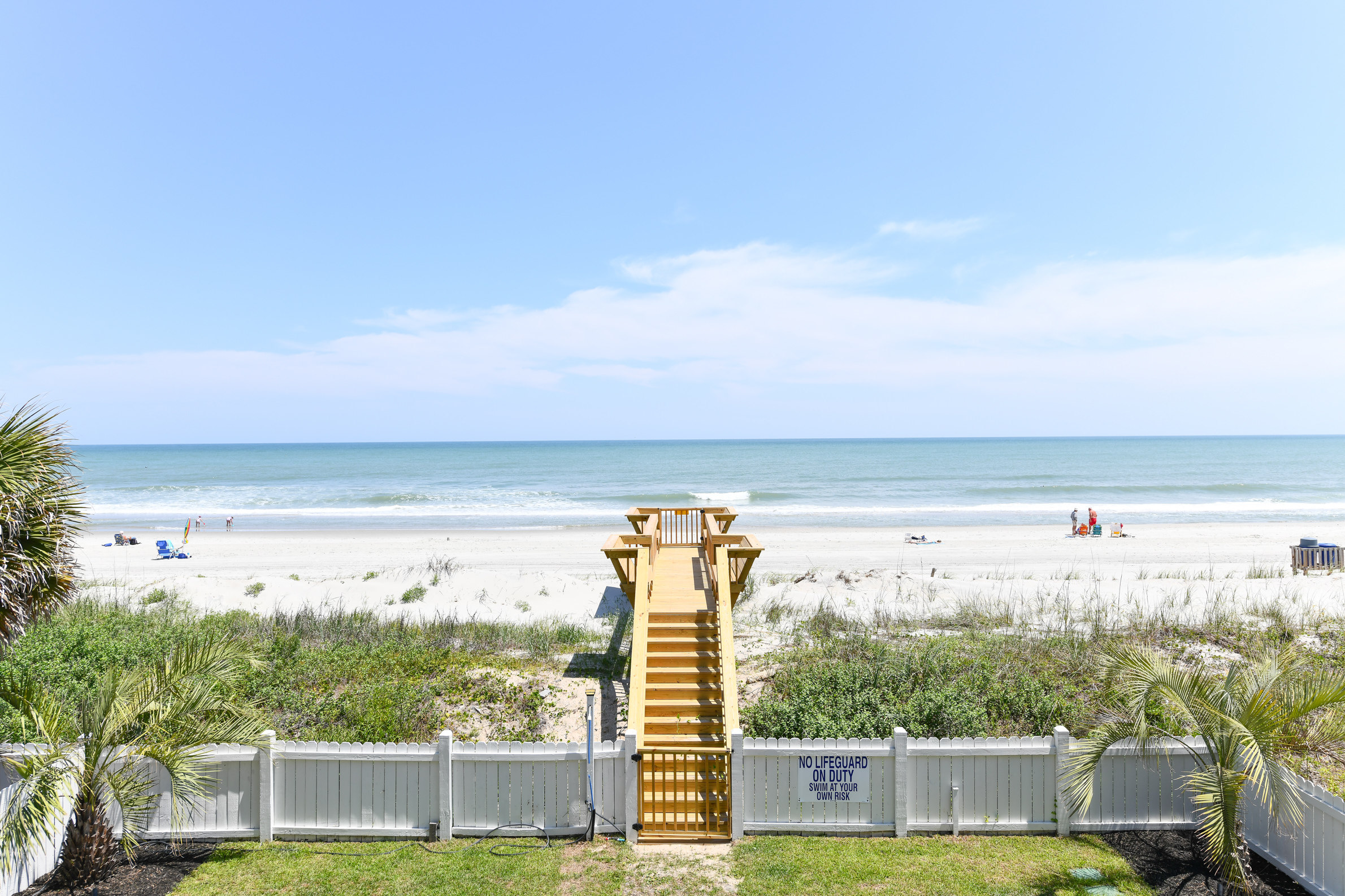  Oceanfront beach access and vacation rental coastline in Surfside Beach, South Carolina
